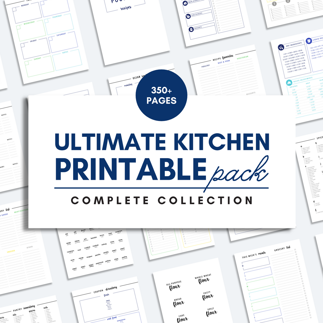 ULTIMATE KITCHEN Printable Pack