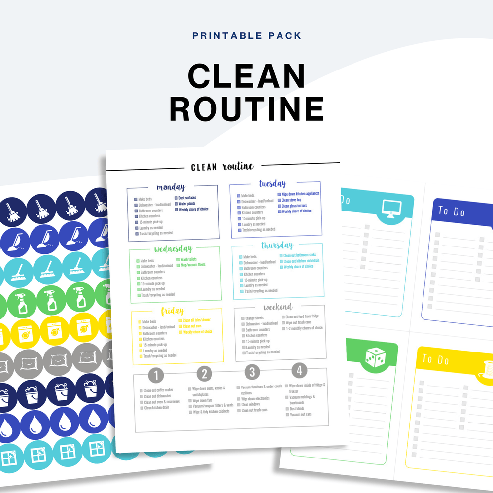 PRINTABLE PACKS – The Organization Toolbox