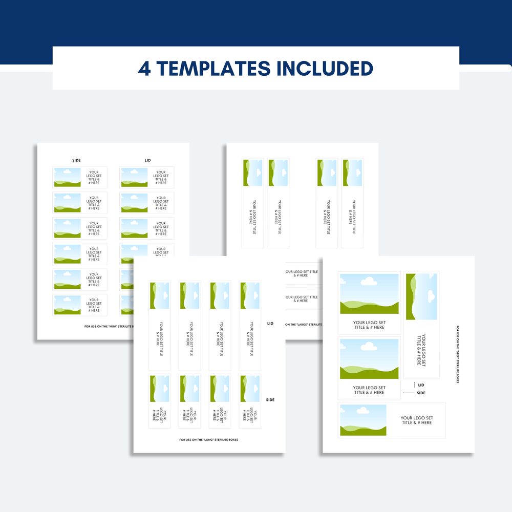 LEGO Box Label Templates Printable The Organization Toolbox