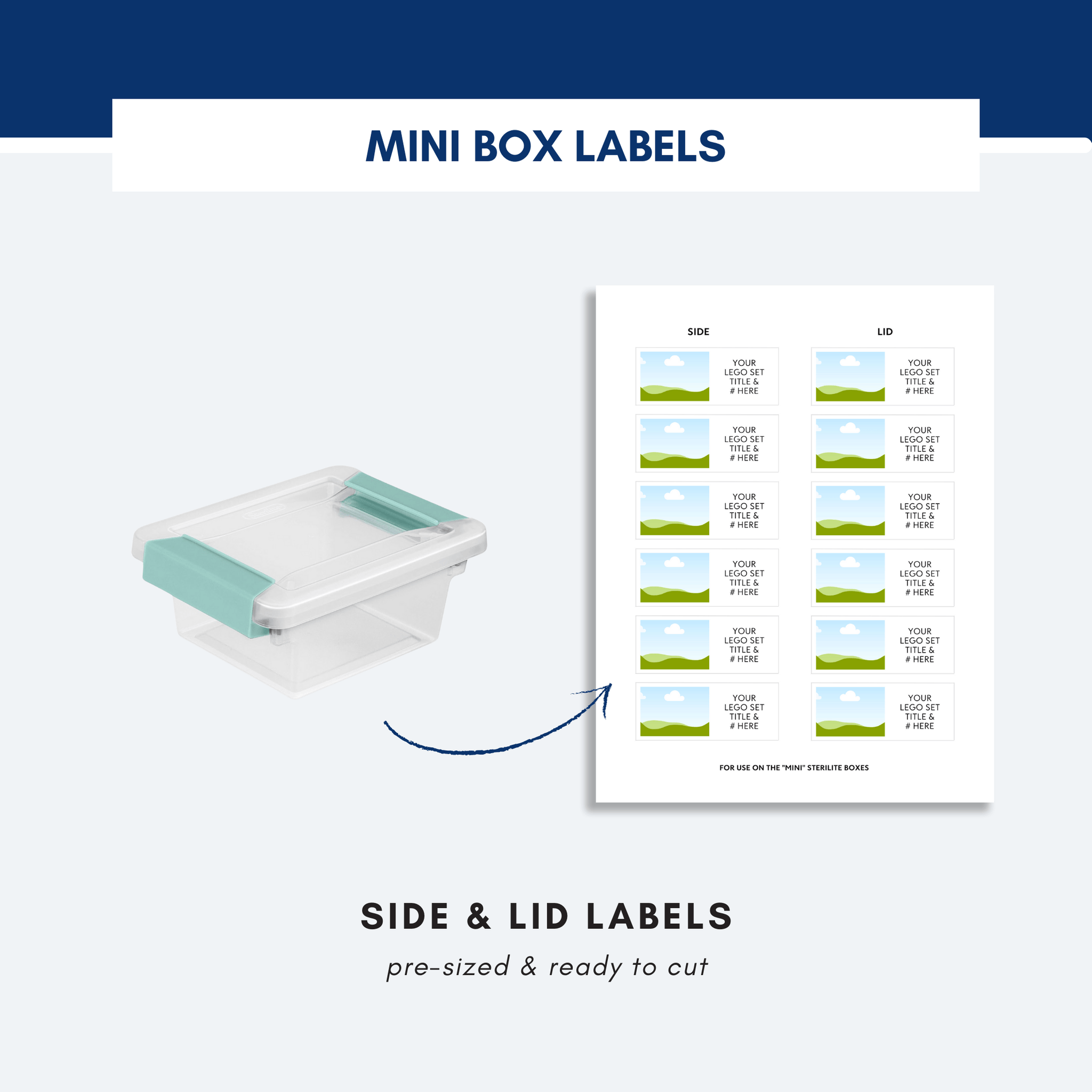 LEGO Box Label Templates The Organization Toolbox