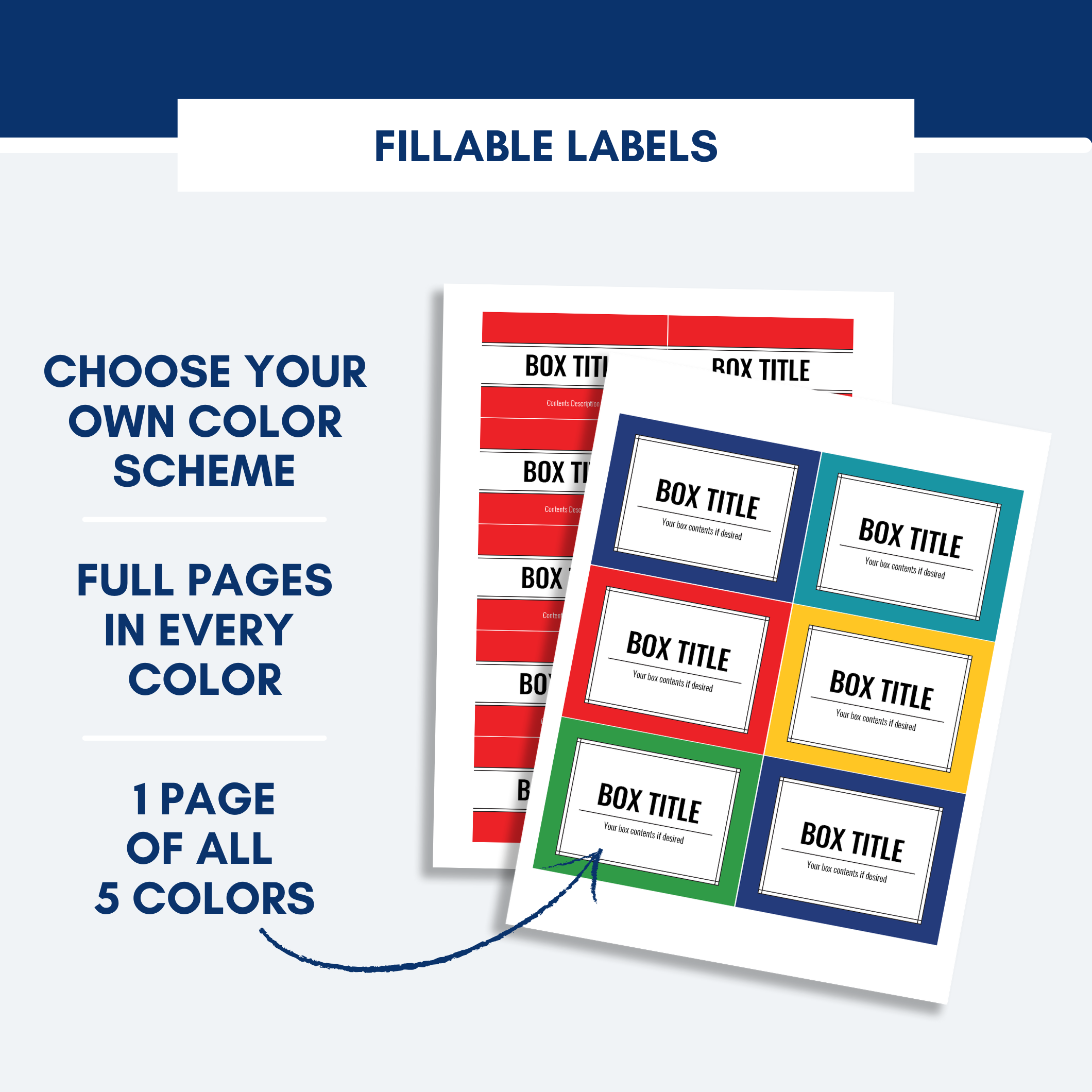 Storage Bin Labels Template | Printable – The Organization Toolbox