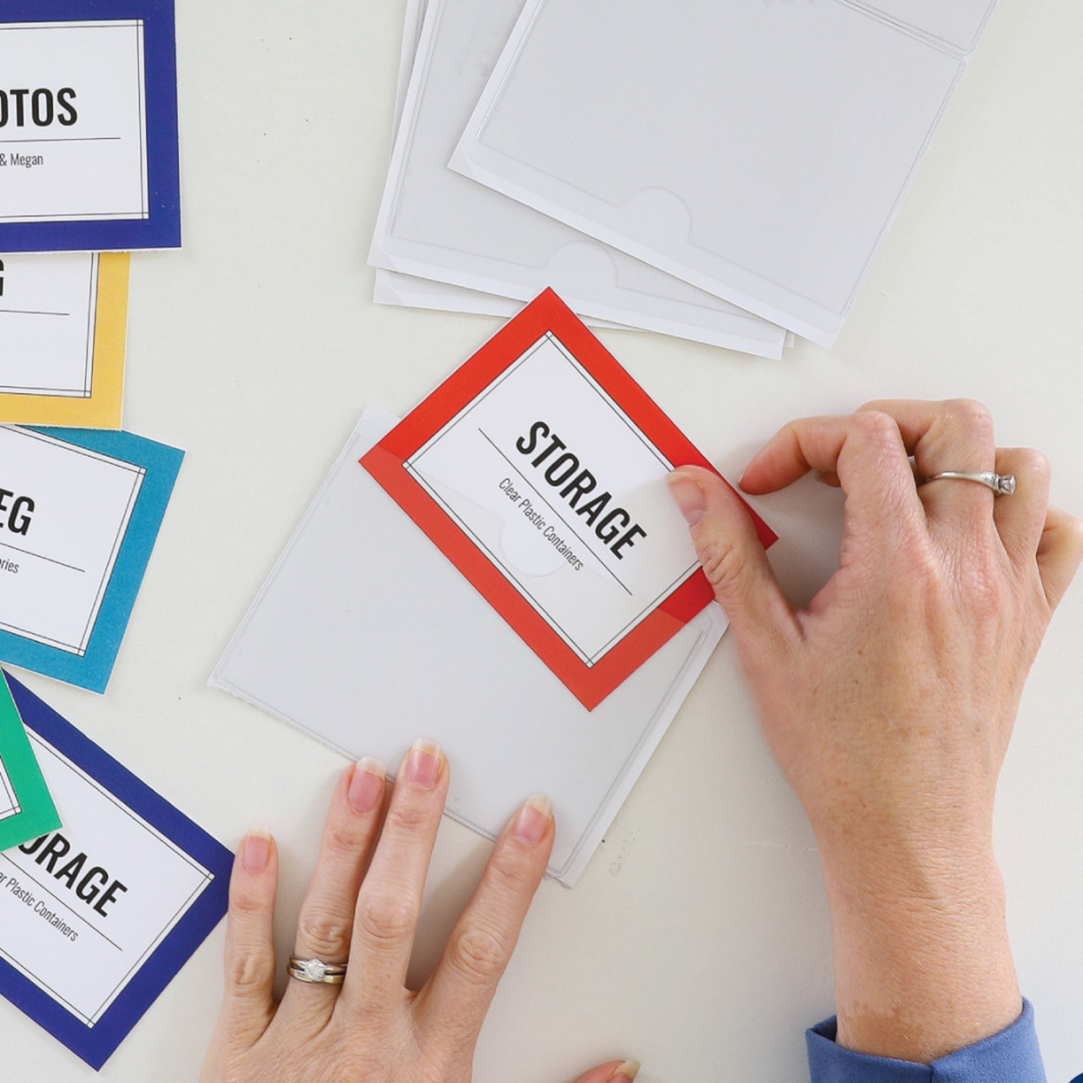 Storage Bin Labels Template | Printable – The Organization Toolbox
