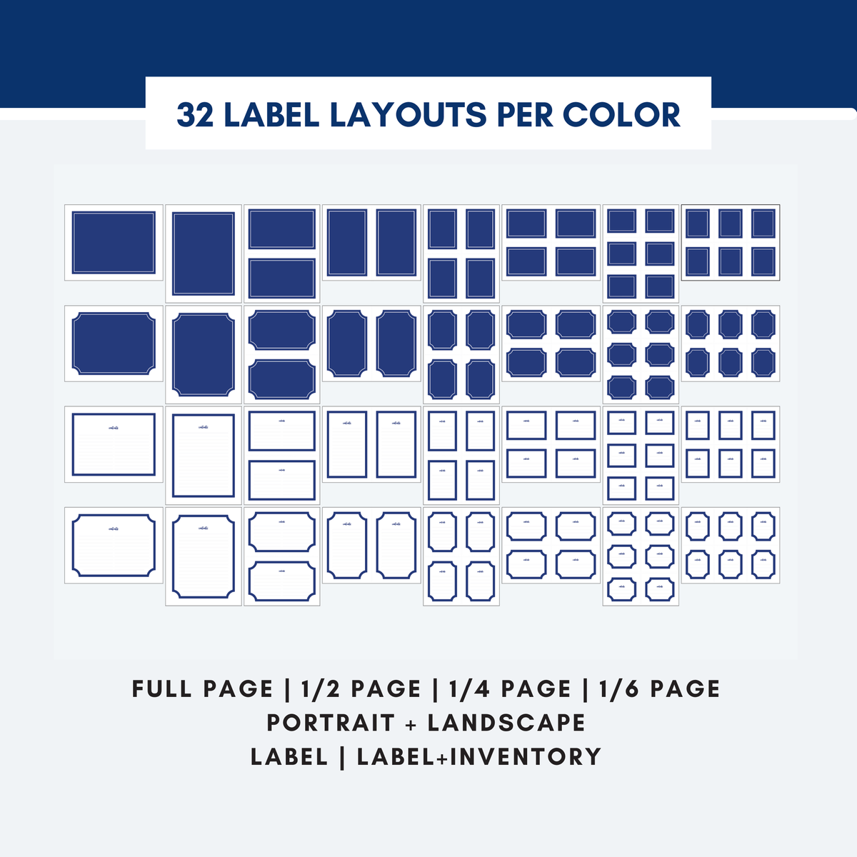 The Every Size Label Collection | Printable – The Organization Toolbox