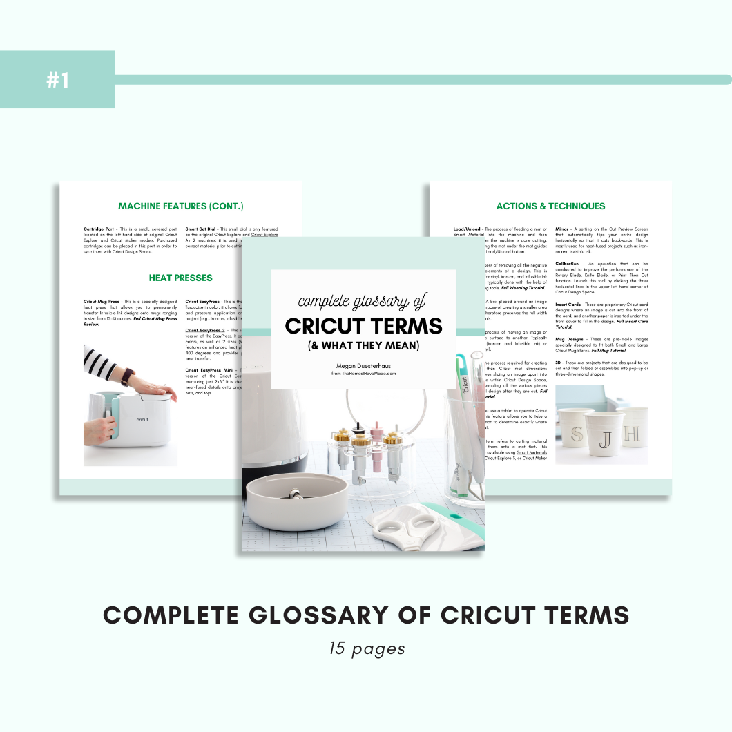 Cricut for Dummies: Cricut Terms and Everything You Need to Know