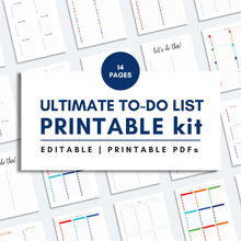 Load image into Gallery viewer, ULTIMATE TO DO LISTS Printable Kit
