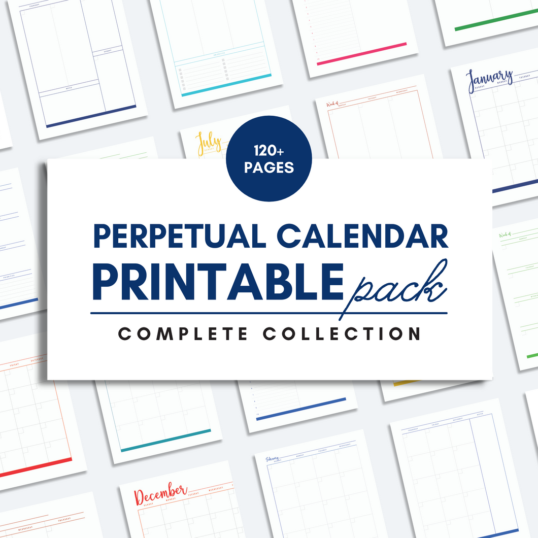 PERPETUAL CALENDAR Printable Pack
