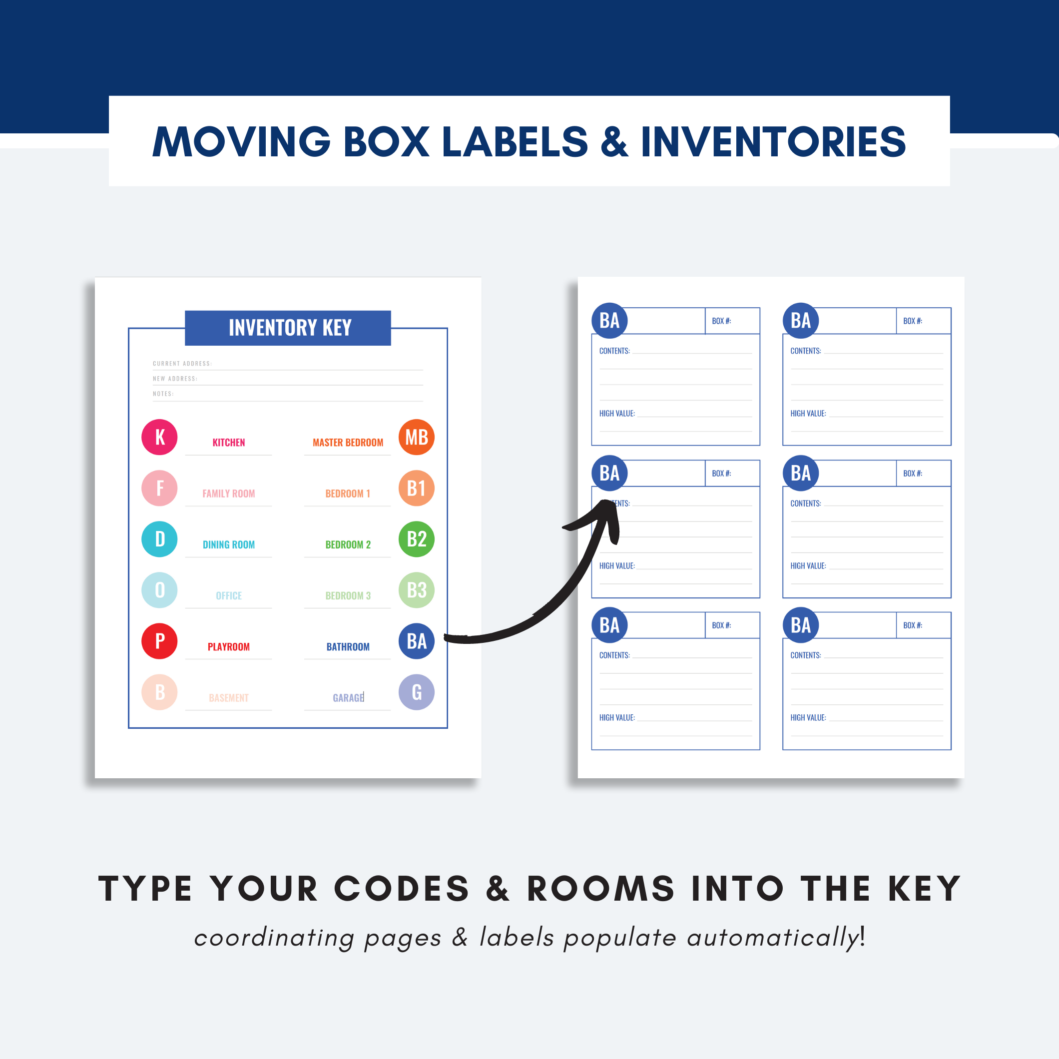 SMOOTH MOVE Printable Pack – The Organization Toolbox