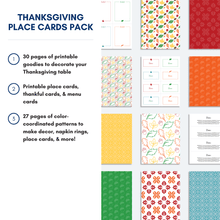 Load image into Gallery viewer, THANKSGIVING Printable Pack
